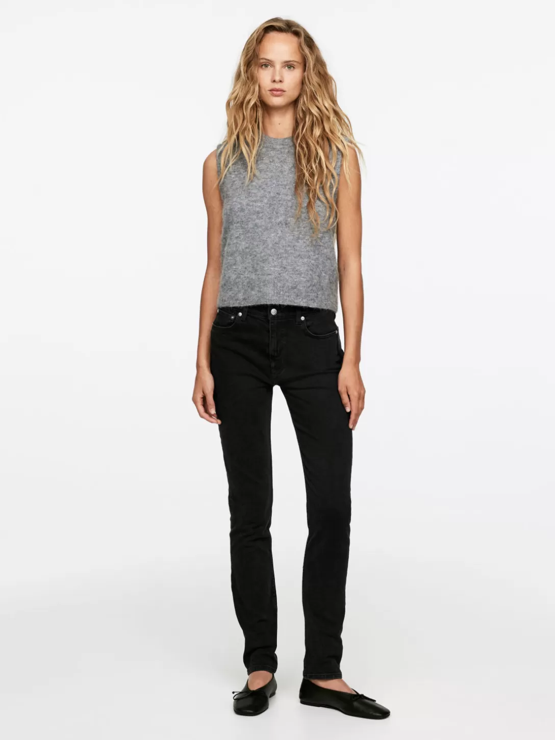 ARKET AZALEA Smala Stretchjeans Med Hög Midja- Jeans