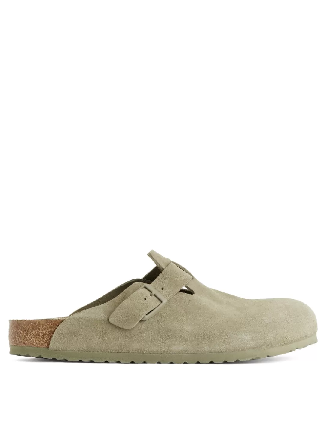 ARKET Birkenstock Boston Sandaler I Mocka- Läderskor | Slides & Tofflor