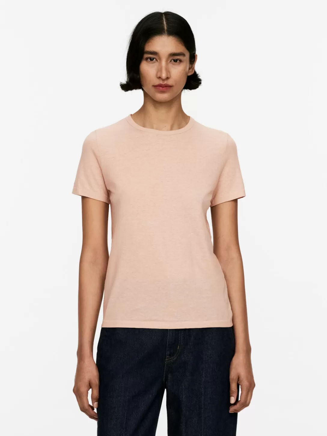 ARKET Crêppad T-shirt- T-Shirts