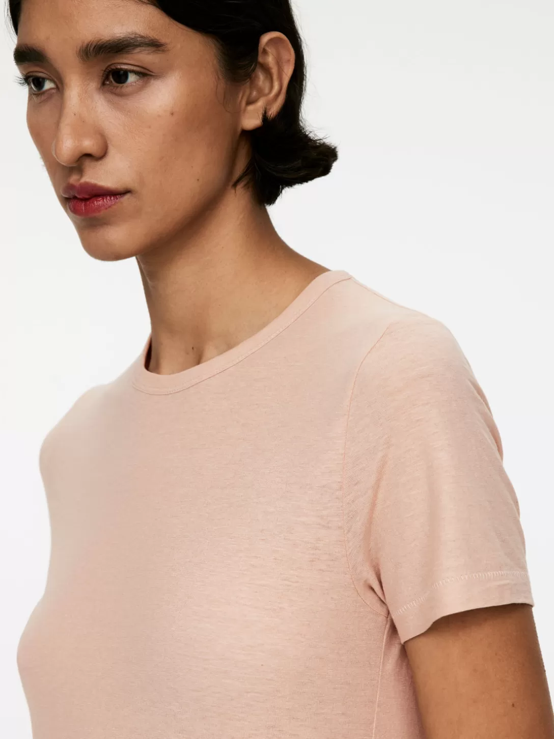 ARKET Crêppad T-shirt- T-Shirts