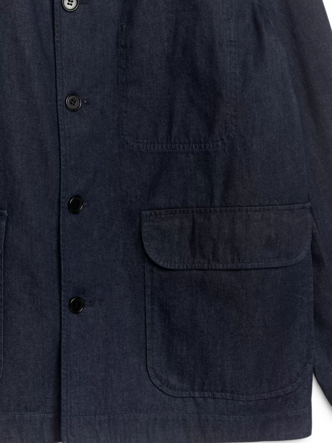 ARKET Denimjacka Med Lös Passform- Kappor Och Jackor