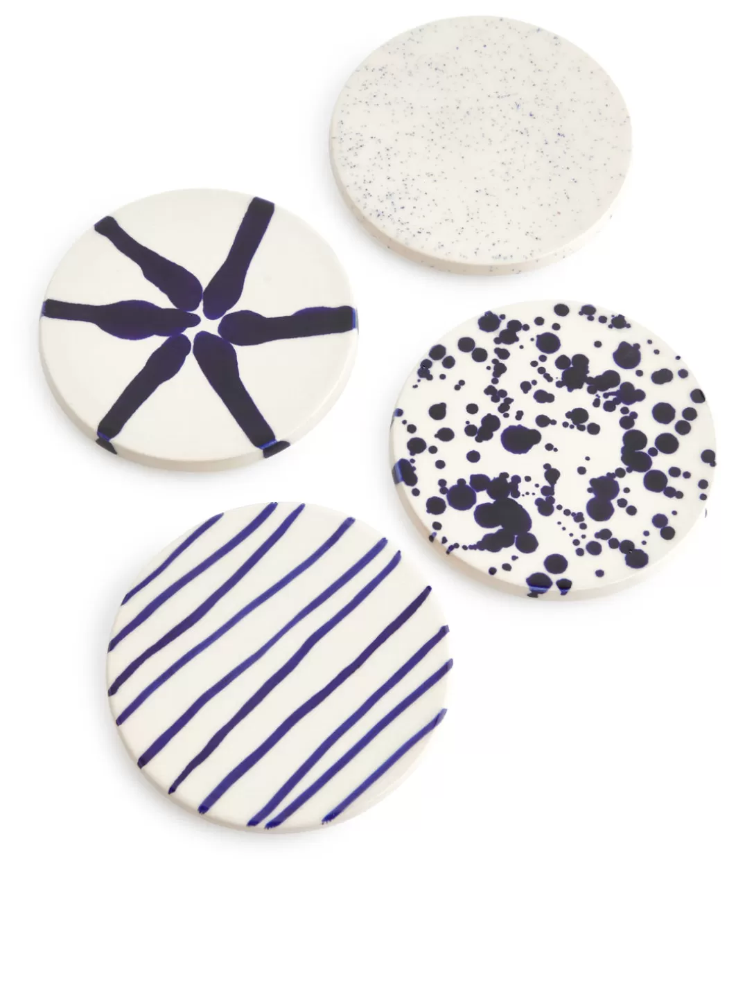 ARKET Glasunderlägg I Stengods, 4-pack- Table Accessories