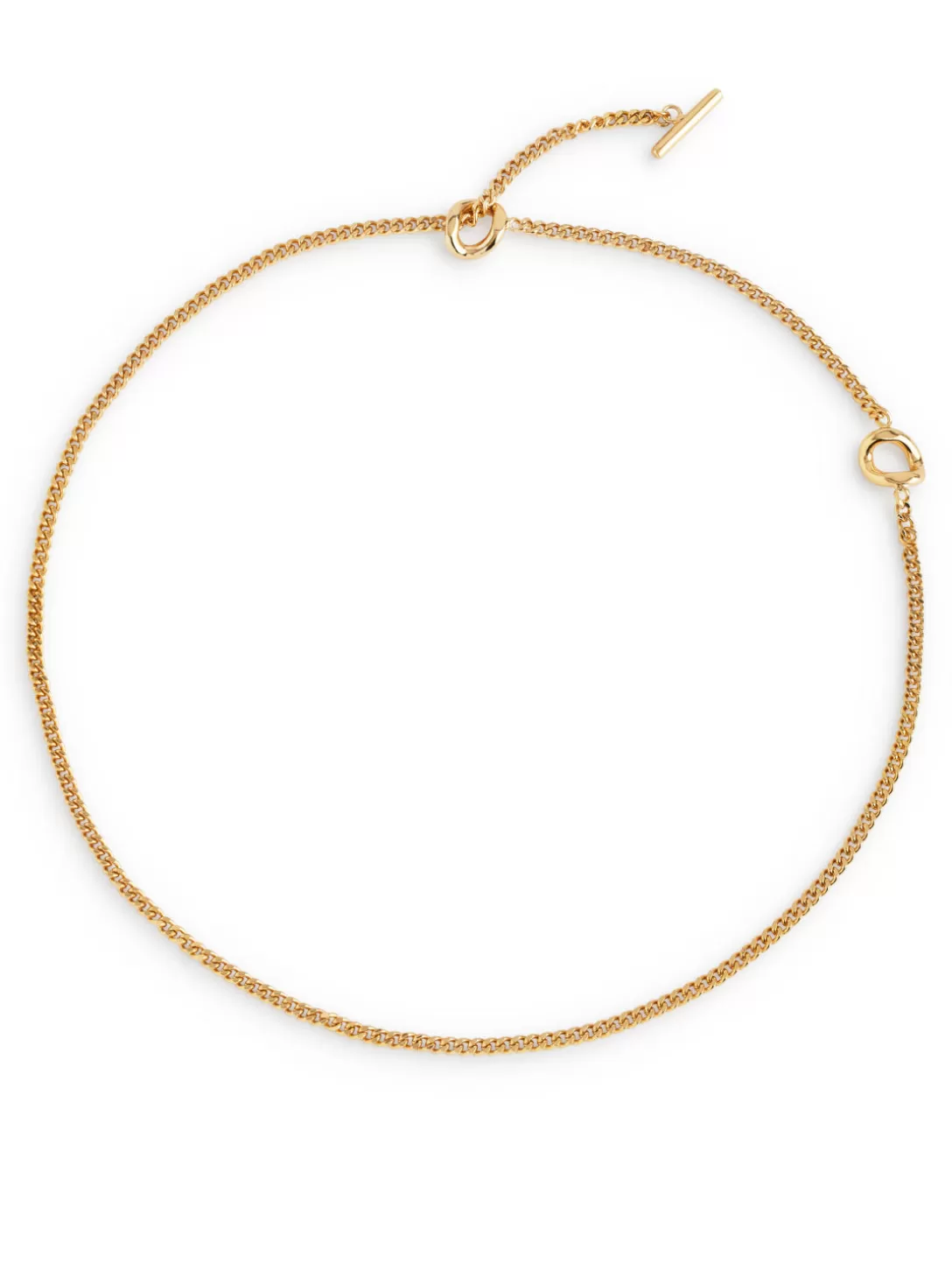 ARKET pläterat Halsband Med Stavlås- Smycken