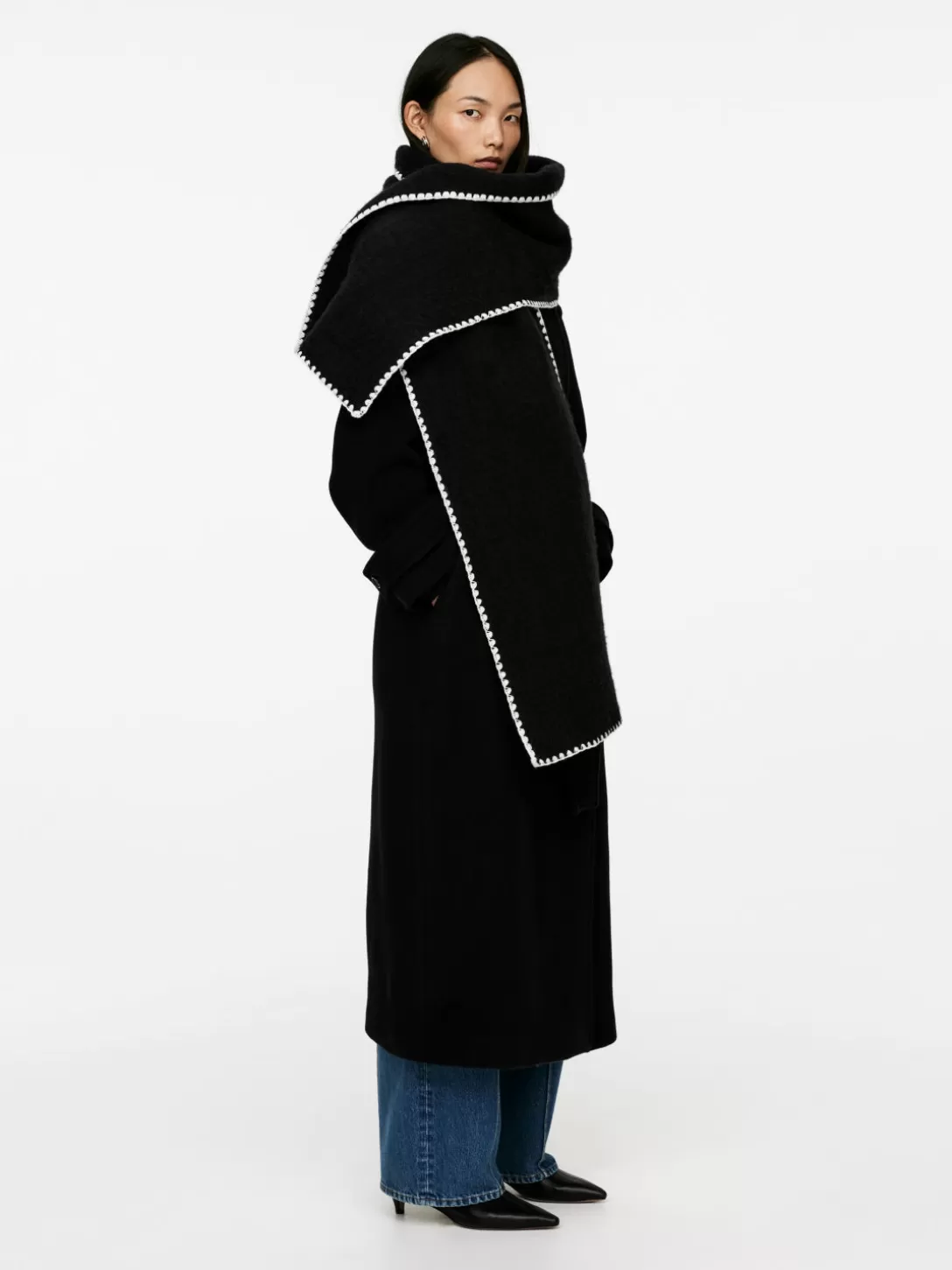 ARKET Halsduk Med Langettsöm- Halsdukar Och Scarves
