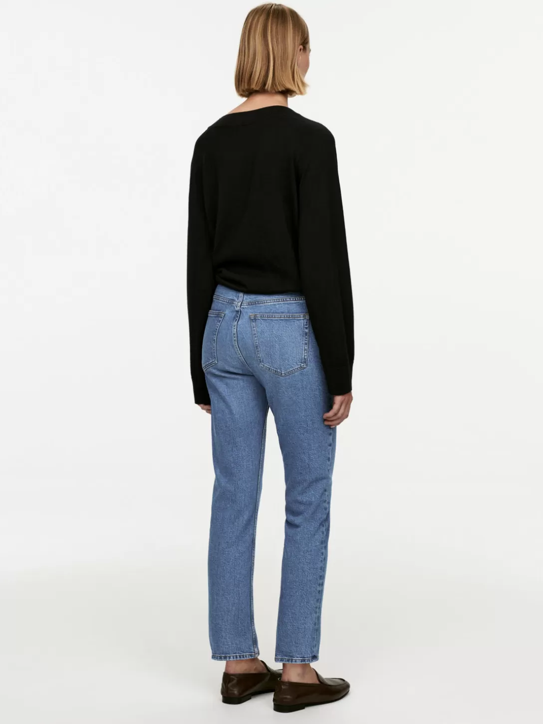 ARKET JADE CROPPED Smala Stretchjeans- Jeans