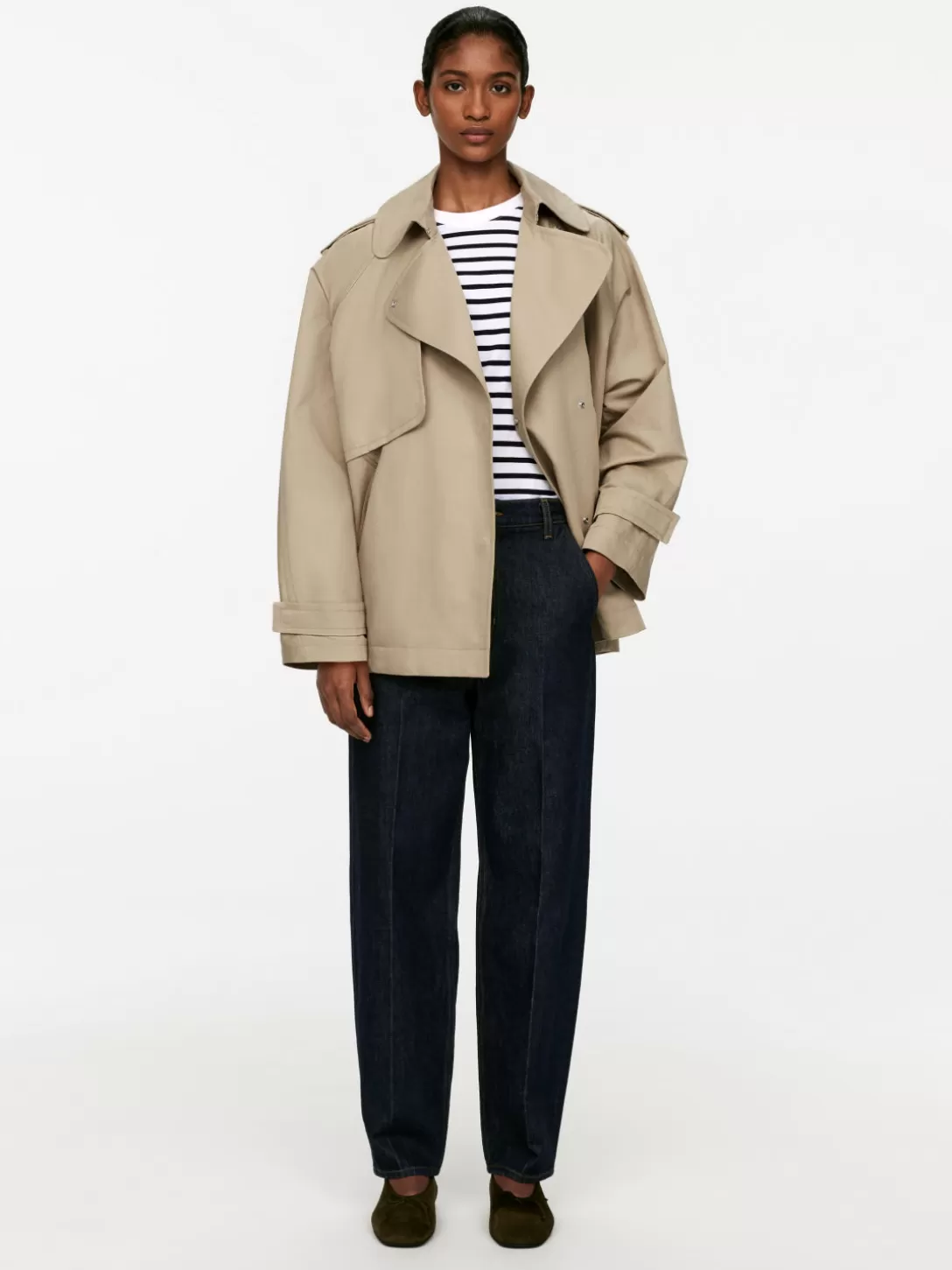 ARKET Kort Trenchcoat- Kappor Och Jackor