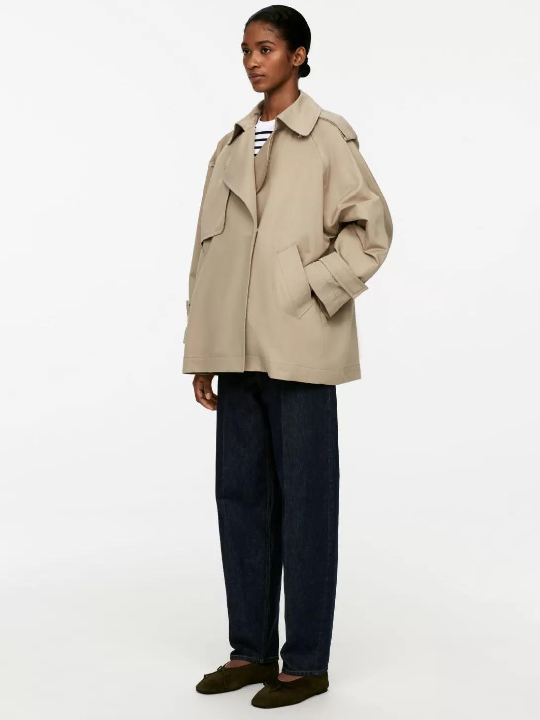 ARKET Kort Trenchcoat- Kappor Och Jackor