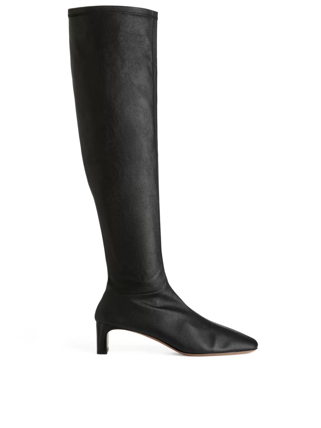 ARKET Läderstövlar Med Stretch- Boots
