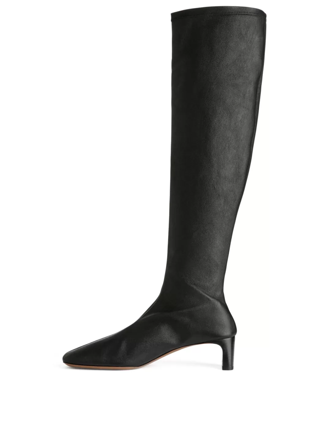 ARKET Läderstövlar Med Stretch- Boots