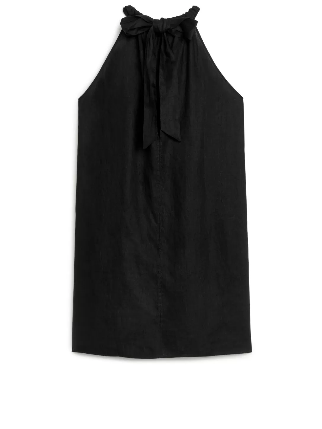 ARKET Linneklänning Med Rosett- Stickade Tröjor Och Koftor