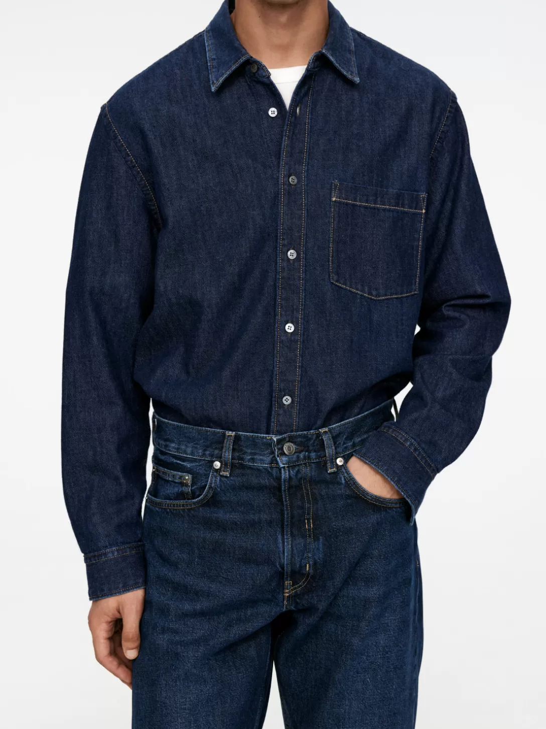 ARKET Lös Denimskjorta- Skjortor