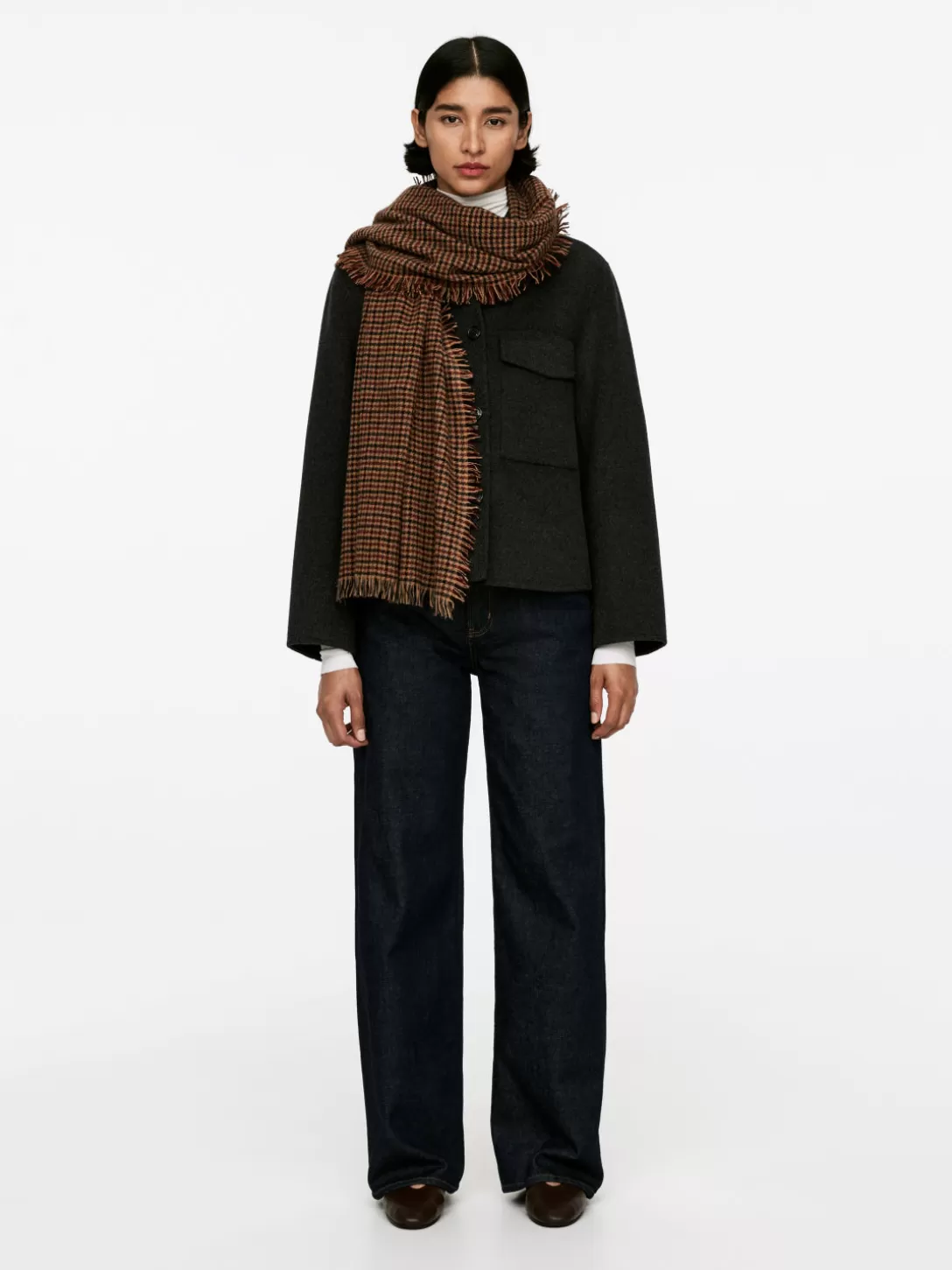 ARKET Lätt Ullhalsduk- Halsdukar Och Scarves