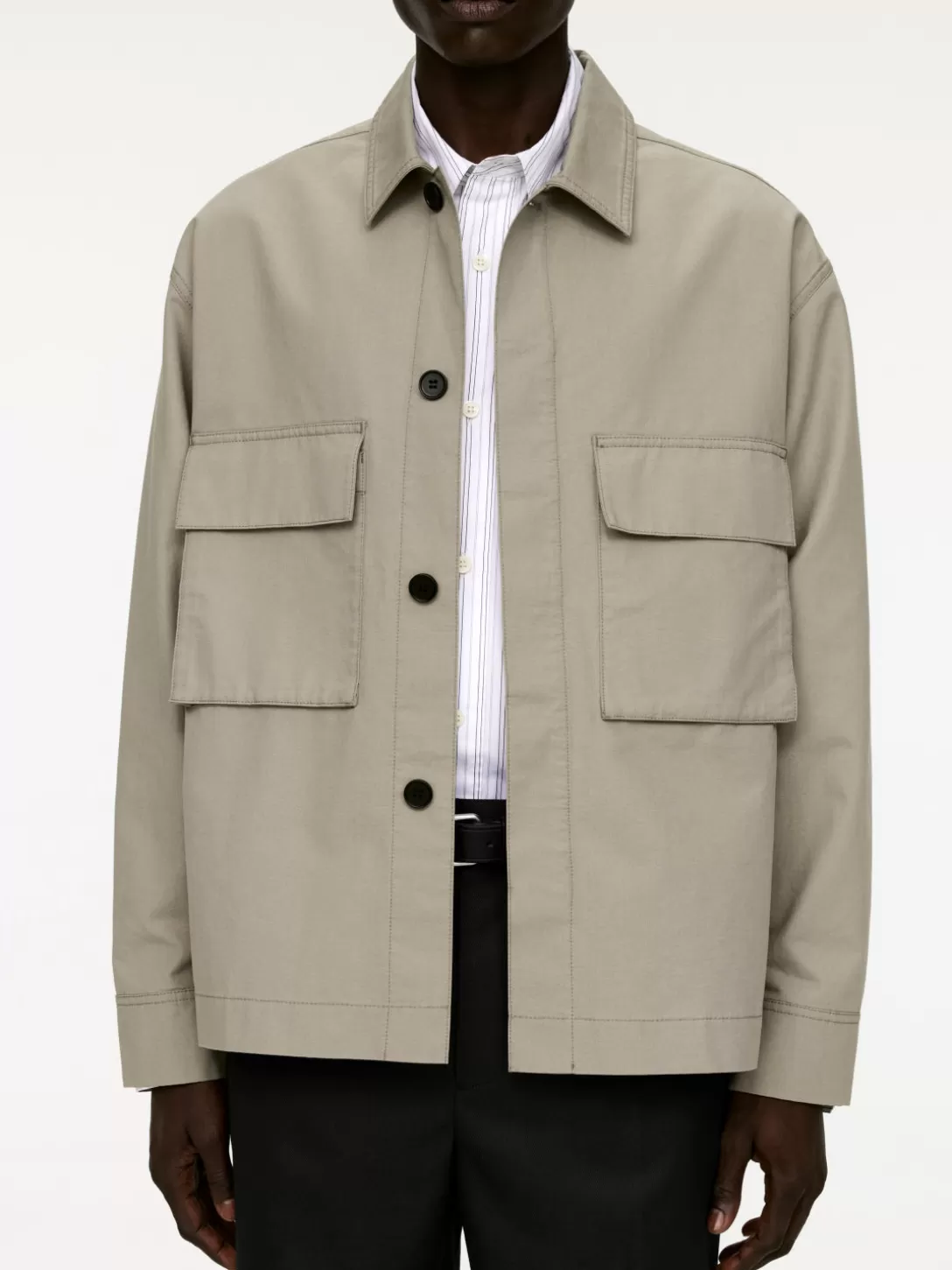 ARKET Overshirt I Bomullscanvas- Overshirts
