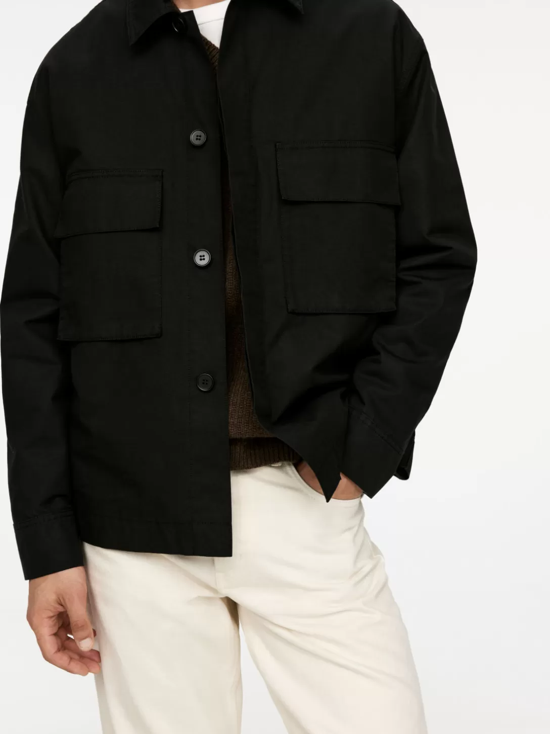 ARKET Overshirt I Bomullscanvas- Overshirts
