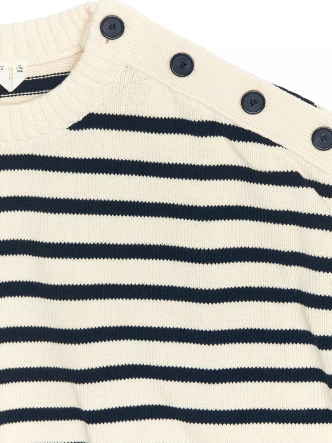 ARKET Oversized Cotton Jumper- Stickade Tröjor Och Koftor