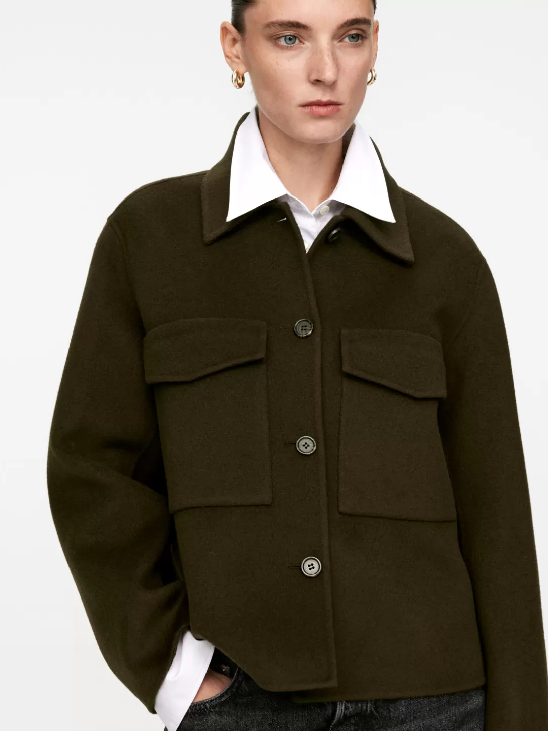 ARKET Penny Martin Och Overshirt I Ull- Kappor Och Jackor