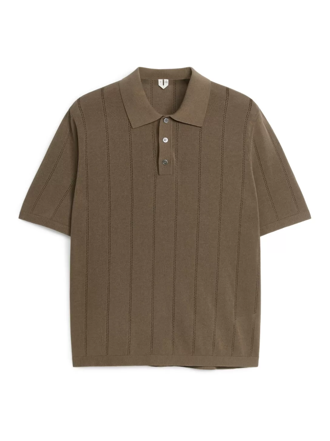 ARKET Pointellestickad Pikétröja- T-Shirts | Pikétröjor