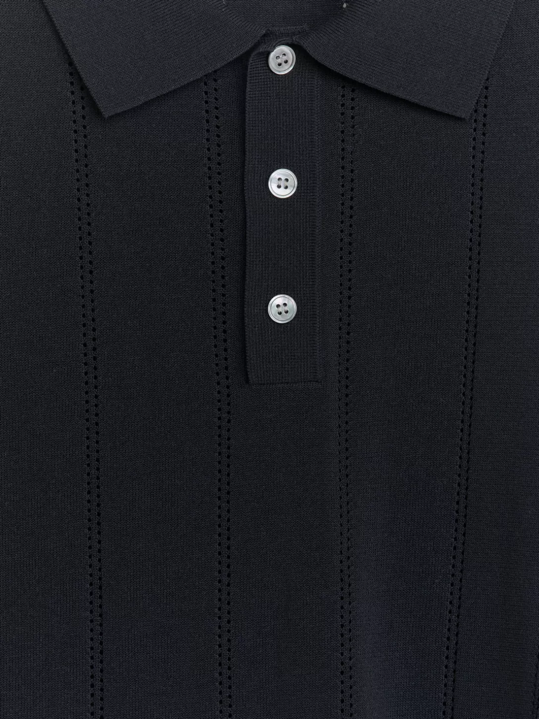 ARKET Pointellestickad Pikétröja- T-Shirts | Pikétröjor