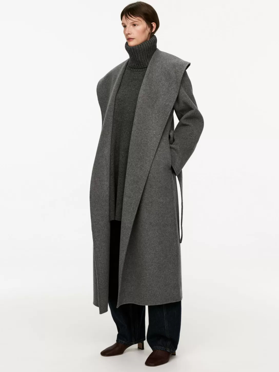 ARKET Poncho I Ull- Halsdukar Och Scarves