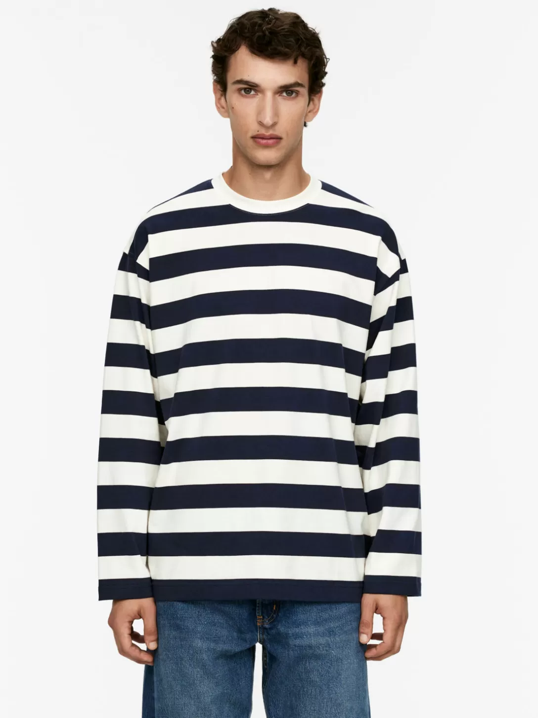 ARKET Randig T-shirt- T-Shirts