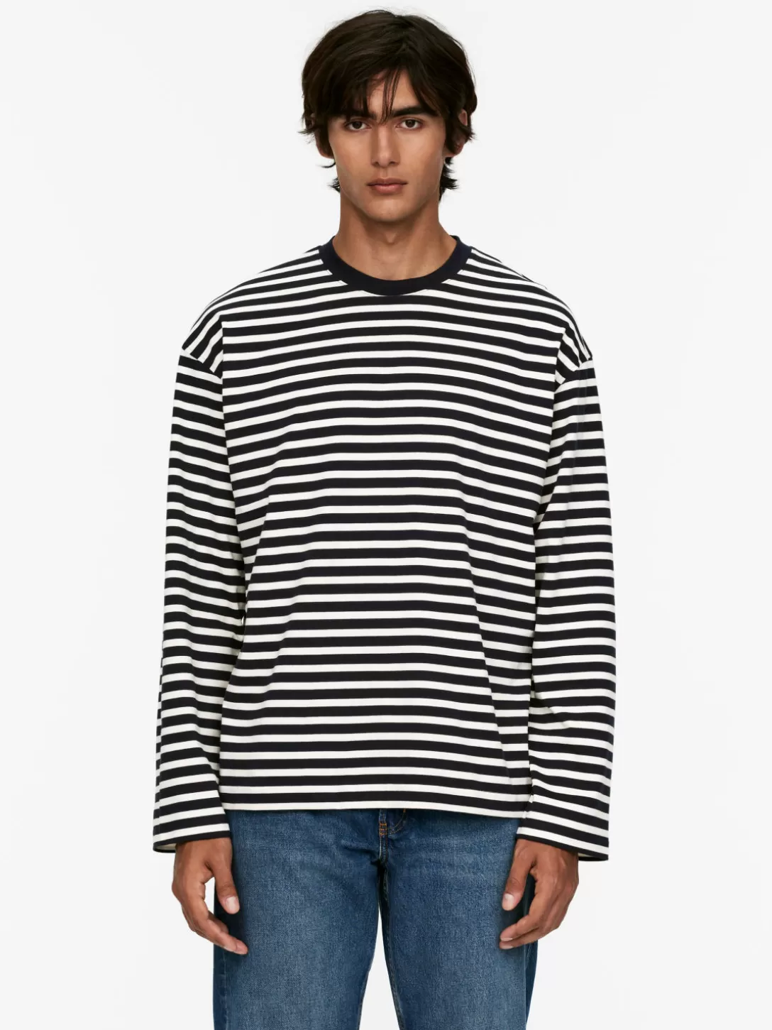 ARKET Randig T-shirt- T-Shirts