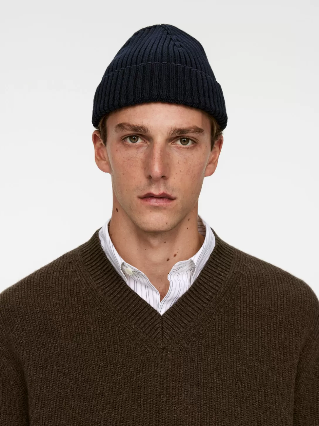 ARKET Ribbad Bomullsmössa- Beanies