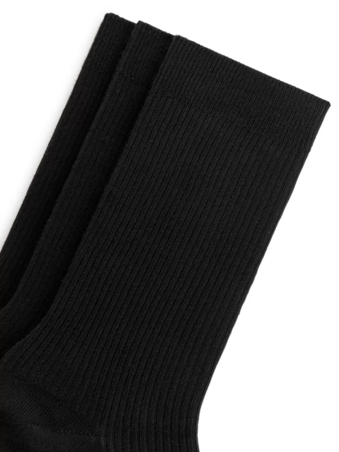ARKET Ribbade Bomullsstrumpor, 3-pack- Strumpor