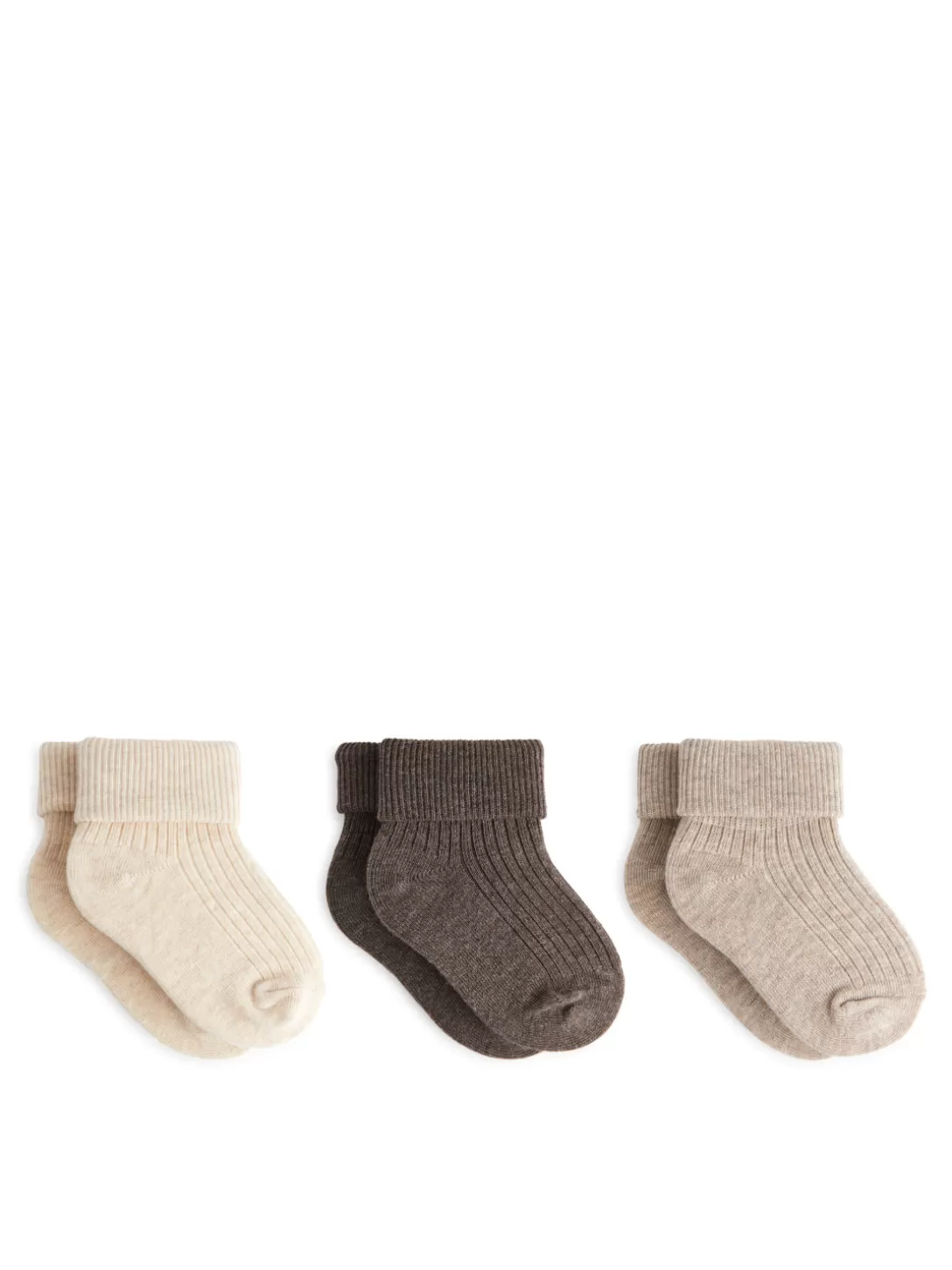 ARKET Ribbade Strumpor, 3-pack-Barn Strumpor & Strumpbyxor