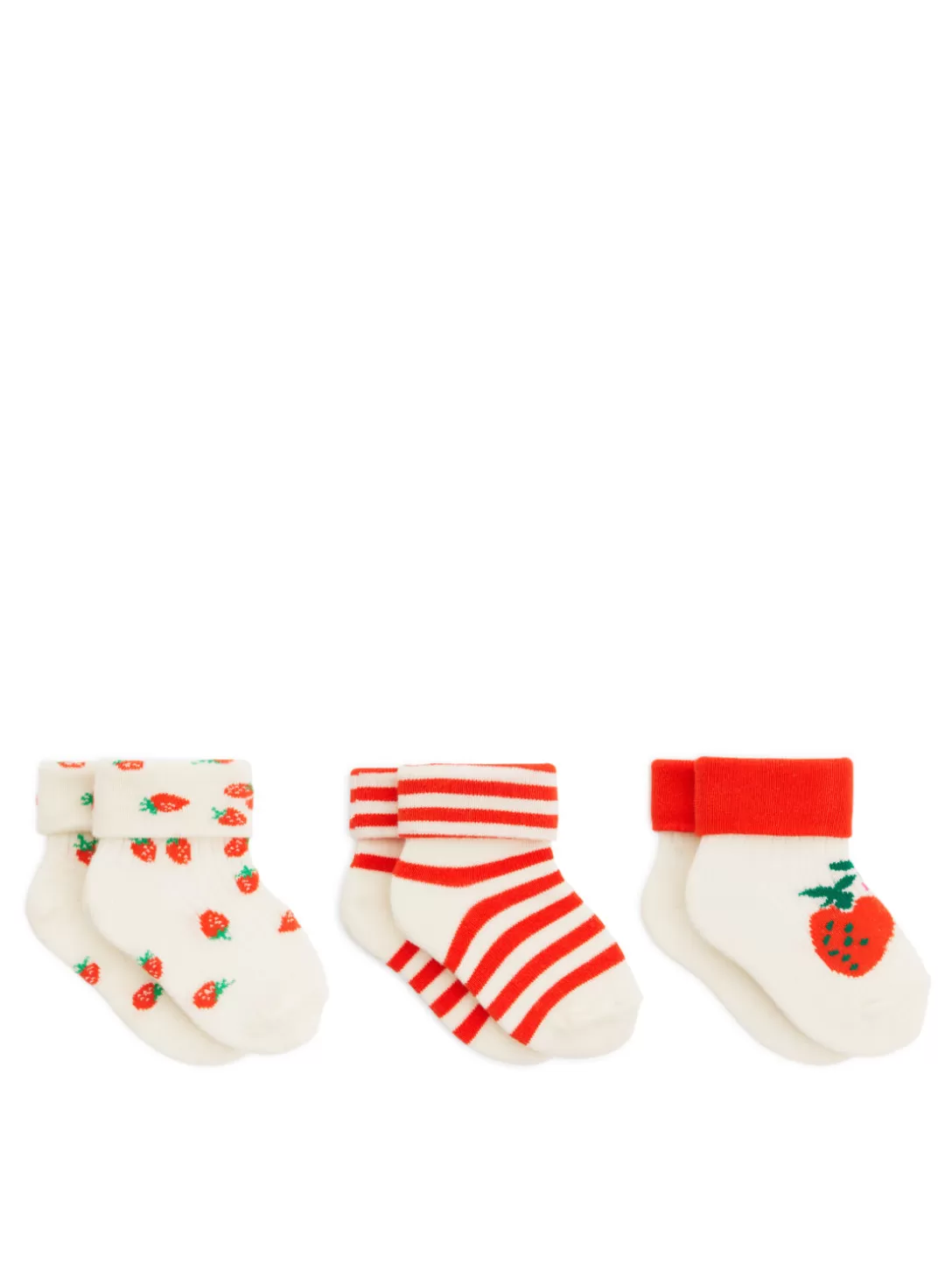 ARKET Ribbade Strumpor, 3-pack-Barn Strumpor & Strumpbyxor