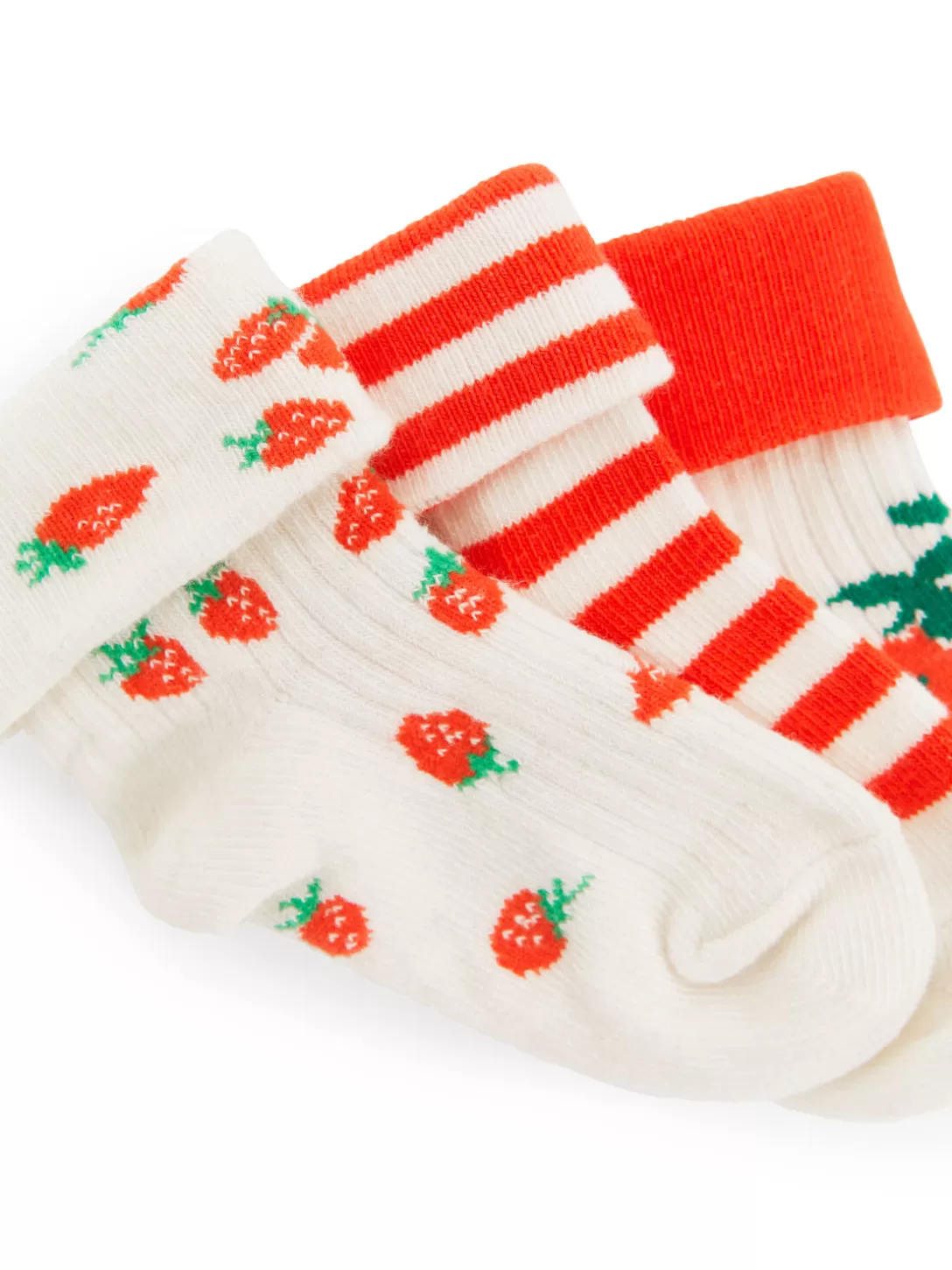 ARKET Ribbade Strumpor, 3-pack-Barn Strumpor & Strumpbyxor