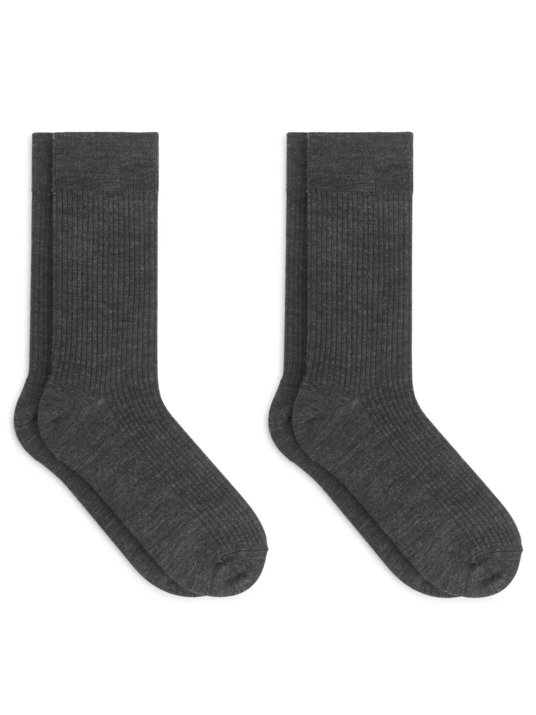ARKET Ribbade Strumpor I Ullblandning, 2-pack- Strumpor