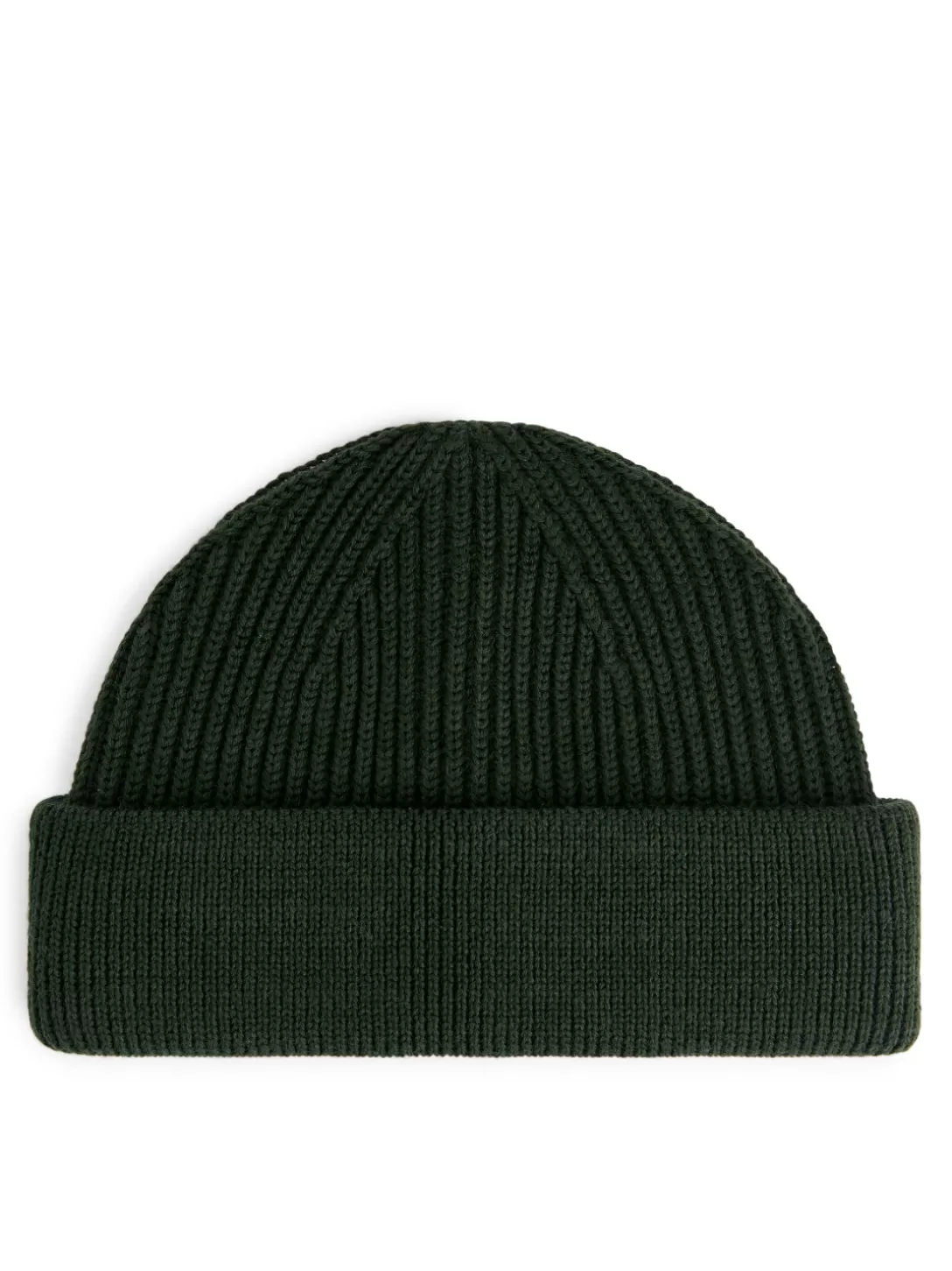 ARKET Ribbstickad Beanie I Ullmix- Beanies