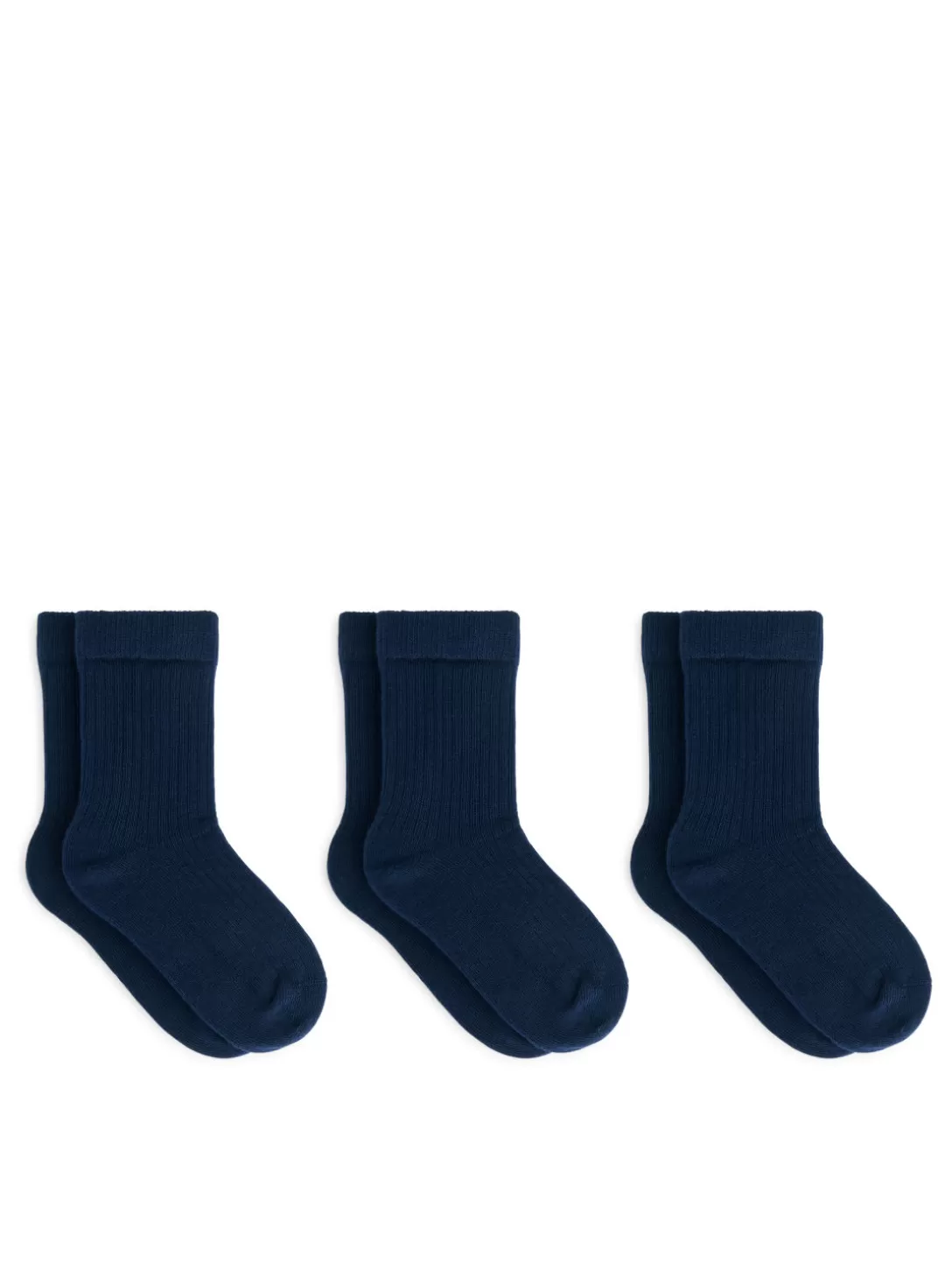 ARKET Ribbstickade Strumpor, 3-pack-Barn Strumpor & Strumpbyxor