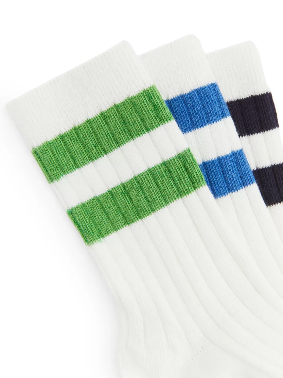 ARKET Ribbstickade Strumpor, 3-pack-Barn Strumpor & Strumpbyxor