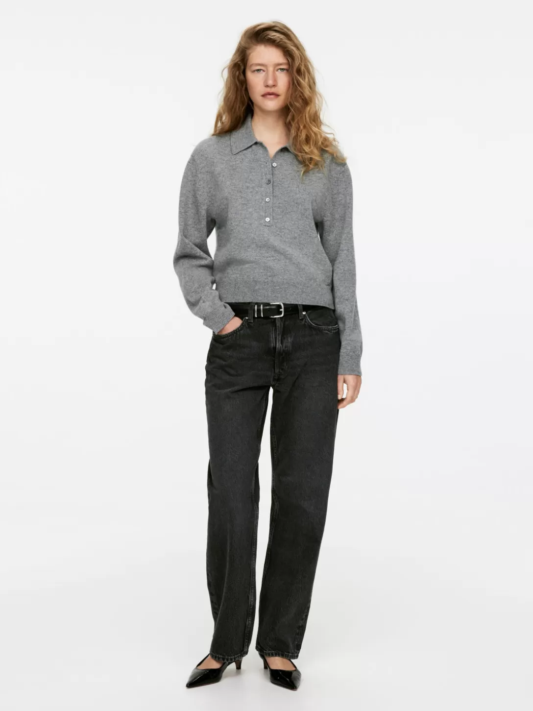 ARKET SHORE Jeans Med Låg Midja- Jeans