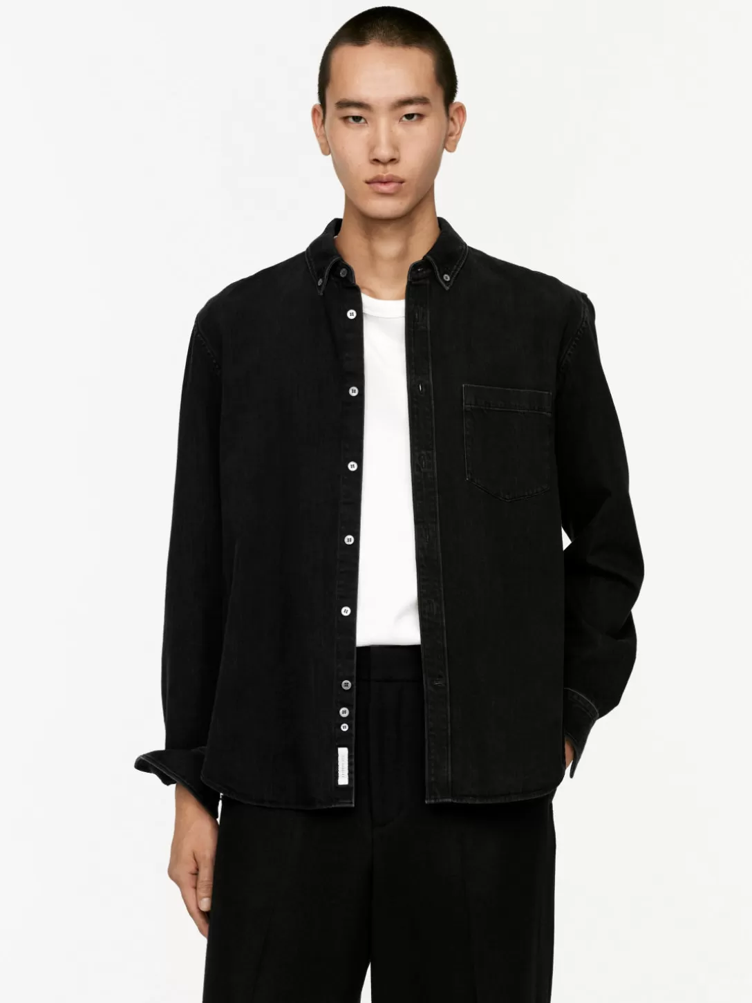 ARKET Skjorta I Denim- Skjortor