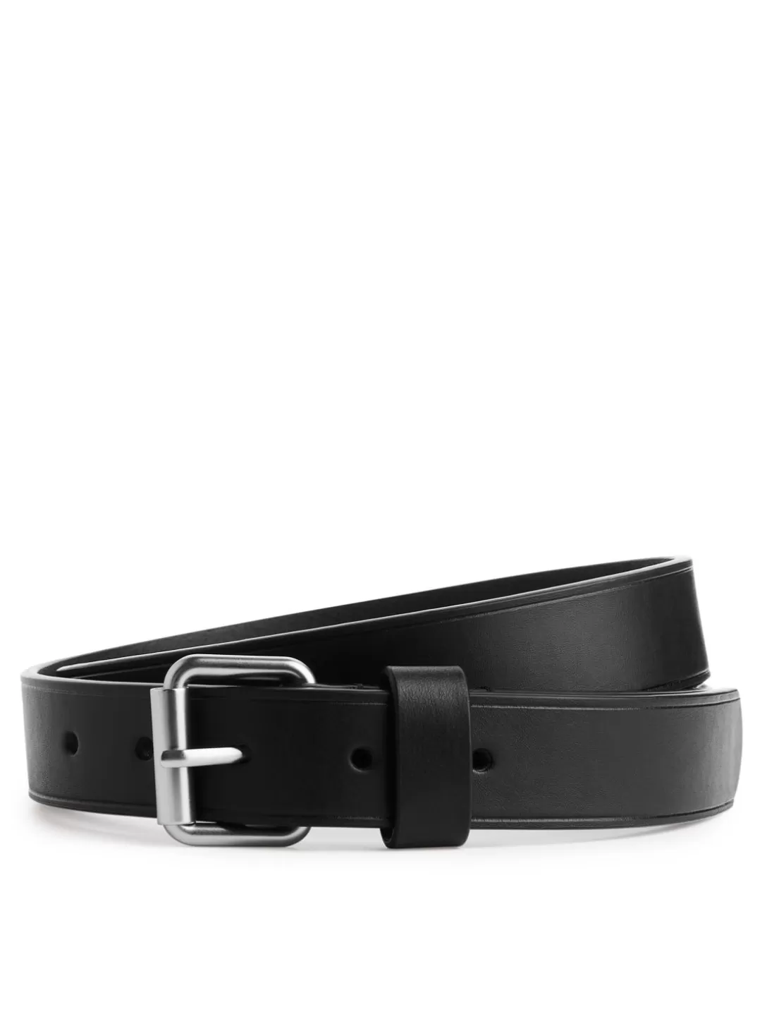 ARKET Slim Leather Belt- Bälten