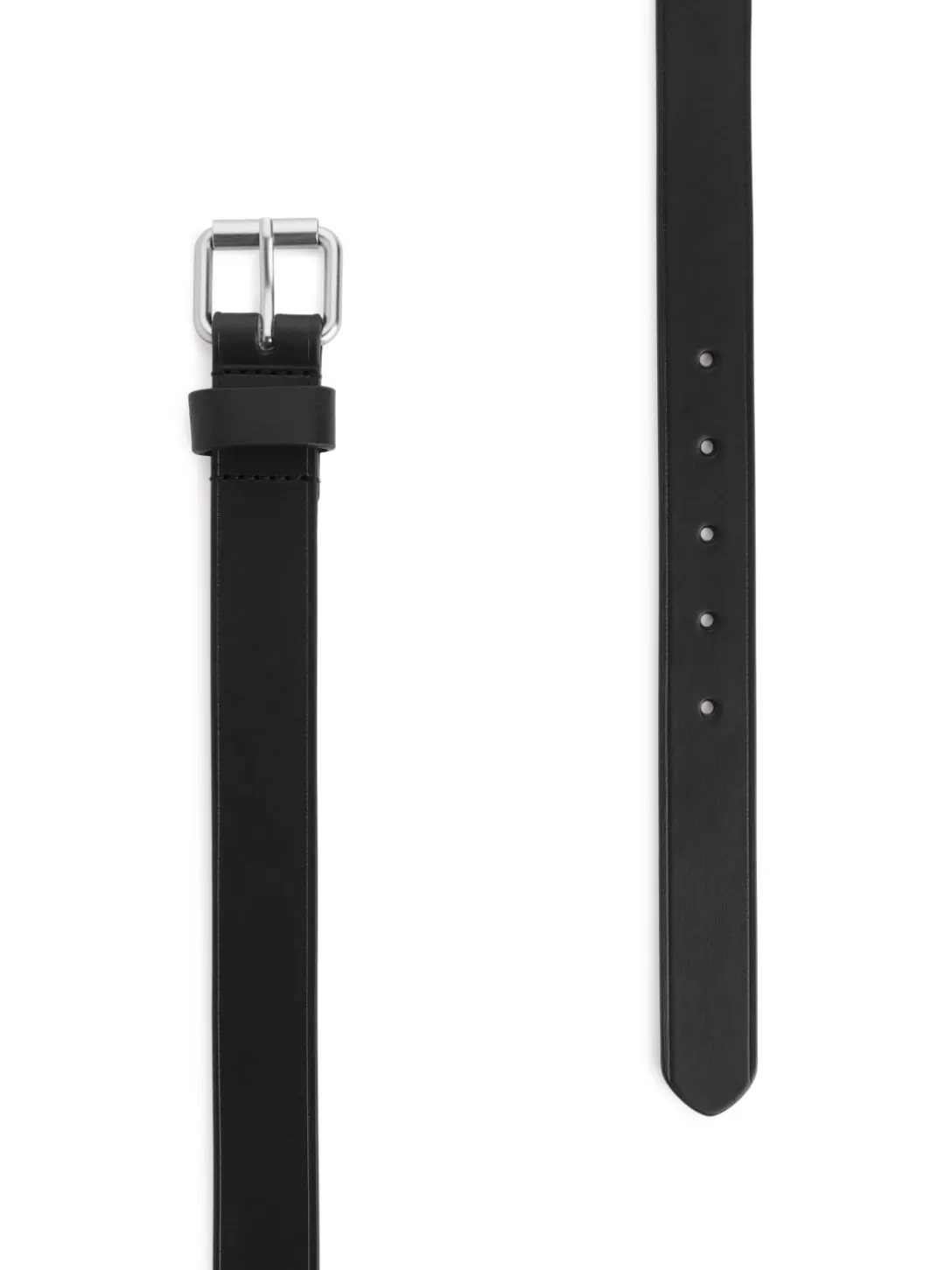 ARKET Slim Leather Belt- Bälten