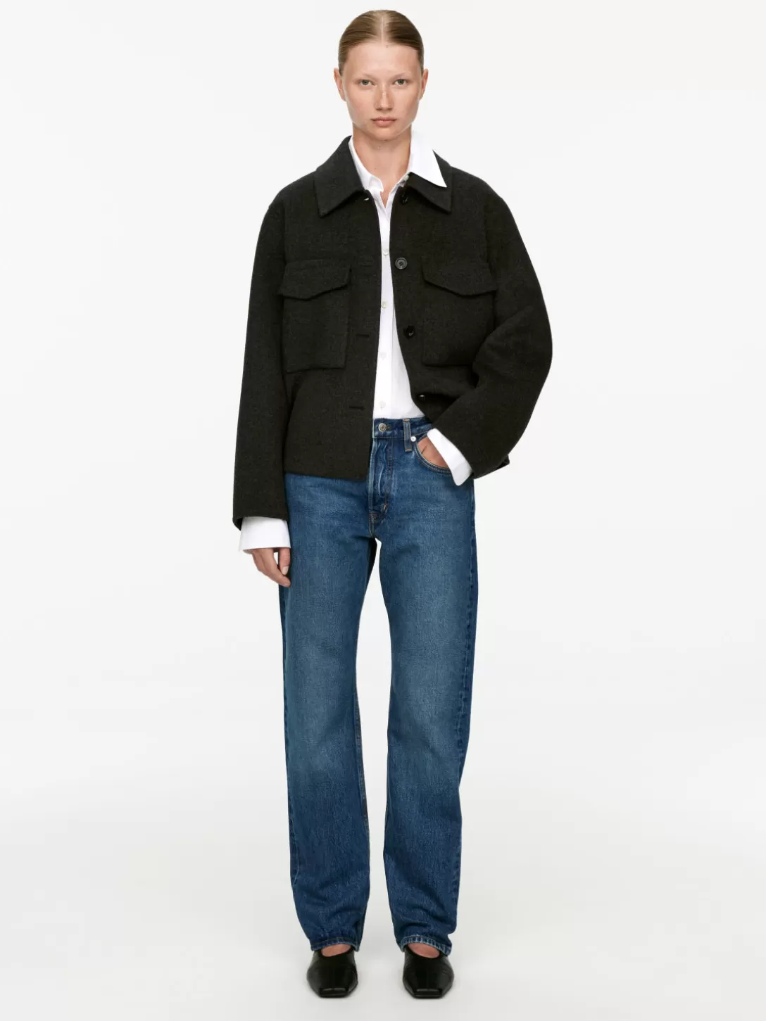 ARKET SNOW Smala Raka Jeans- Jeans
