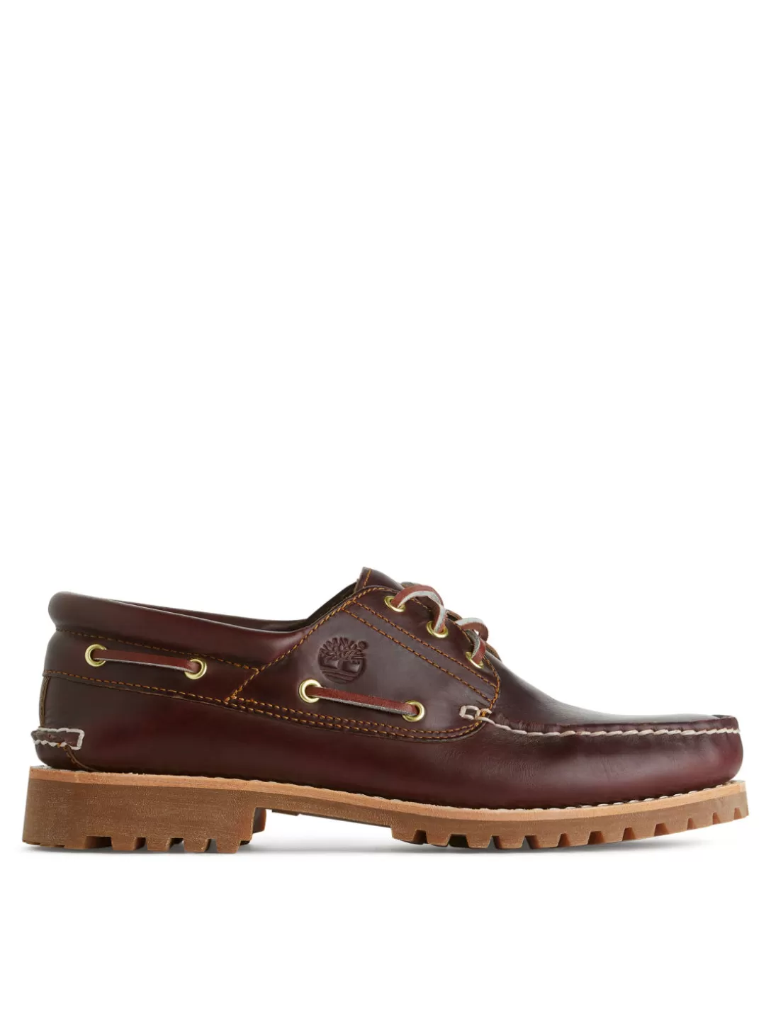 ARKET Timberland 3-Eye Lug Handsydd Seglarsko- Läderskor