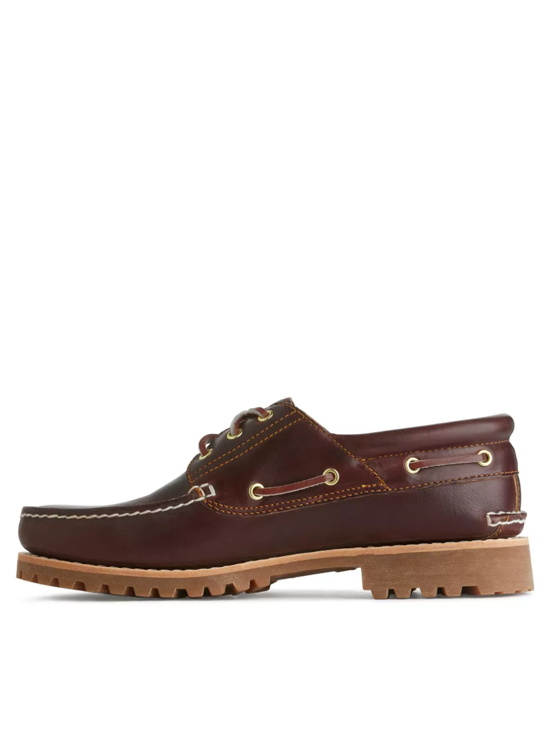 ARKET Timberland 3-Eye Lug Handsydd Seglarsko- Läderskor