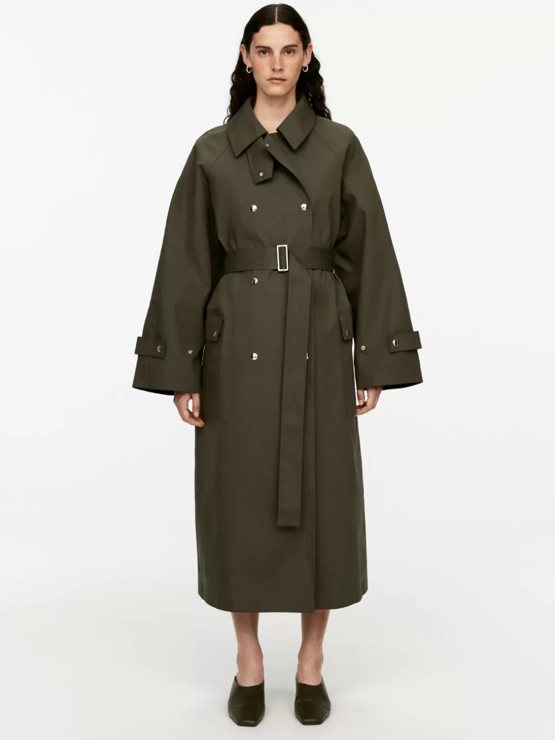 ARKET Trenchcoat Med Tryckknappar- Kappor Och Jackor