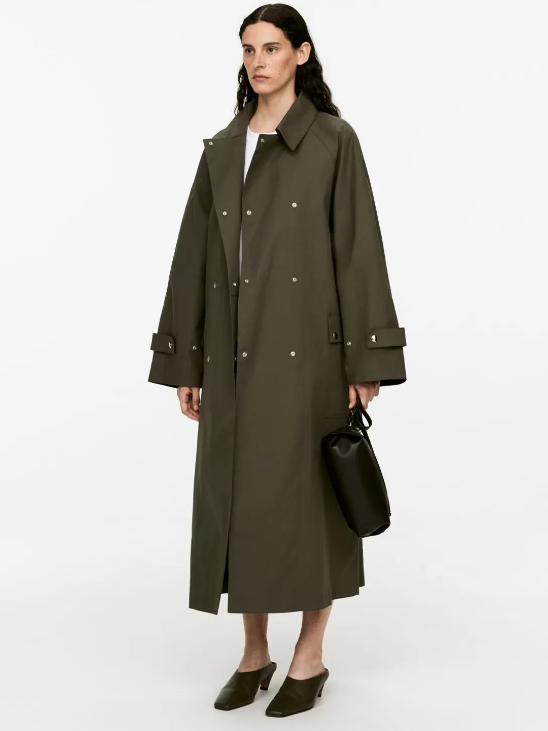 ARKET Trenchcoat Med Tryckknappar- Kappor Och Jackor