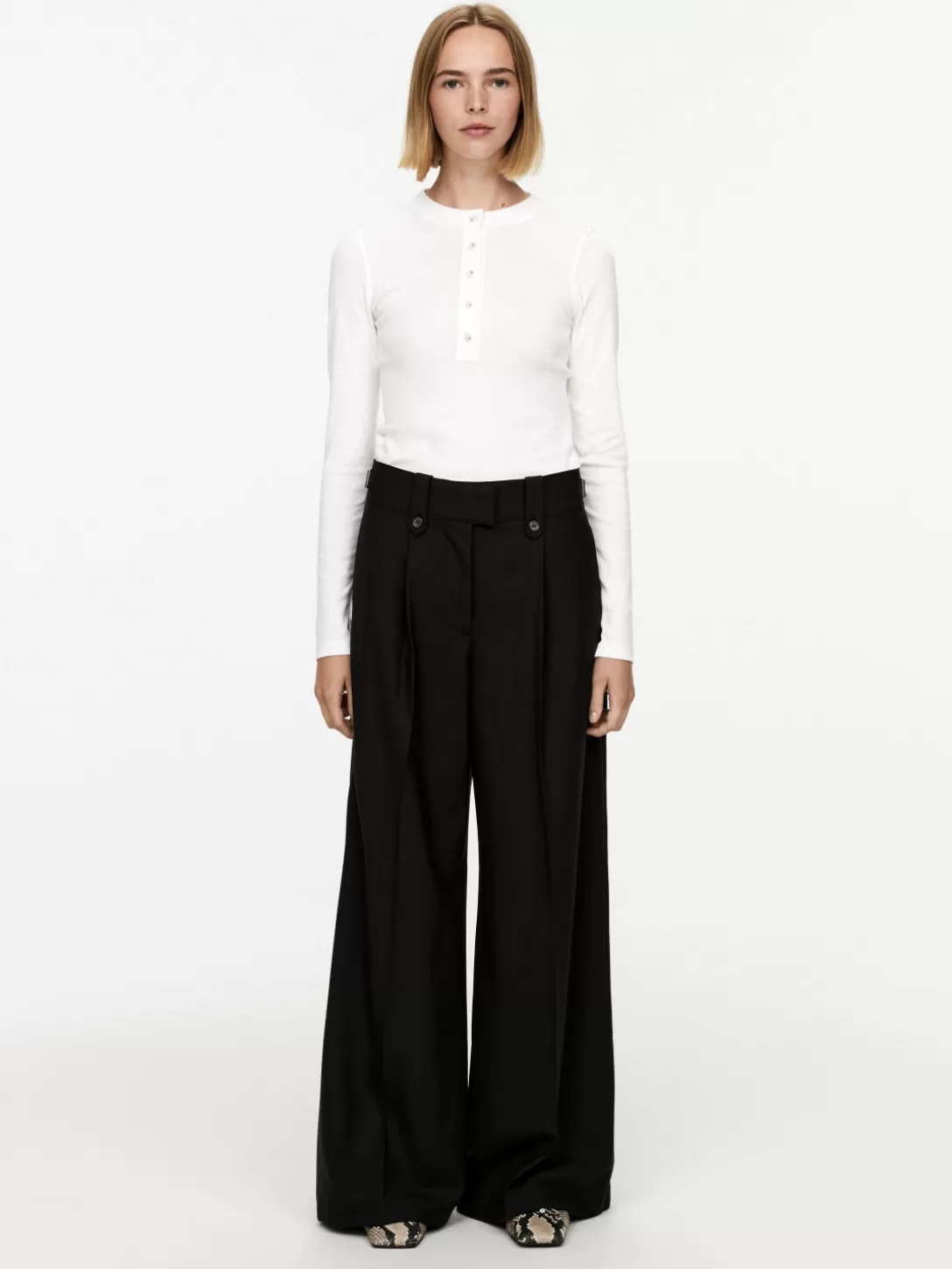 ARKET Vida Byxor I Twill- Byxor